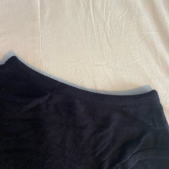 Vintage Sweater Vest XL Black Made in USA Orlon Acrylic Par Four - Picture 7 of 11